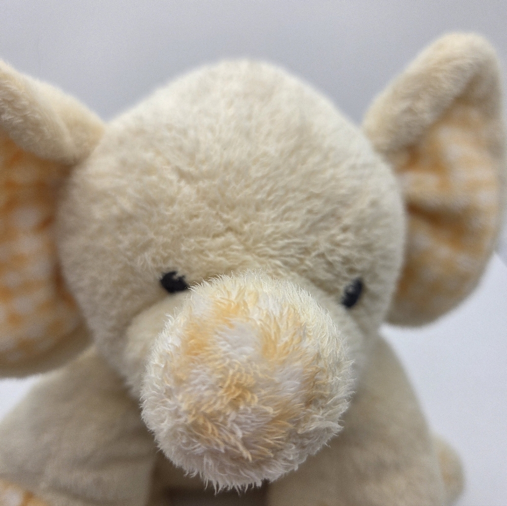 Ty Pluffies P'nut Yellow Plaid Elephant 2006 Plush Toy - Picture 10 of 10